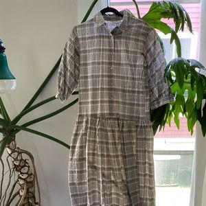 Asos Design Midi/Maxi Length Plaid Dress